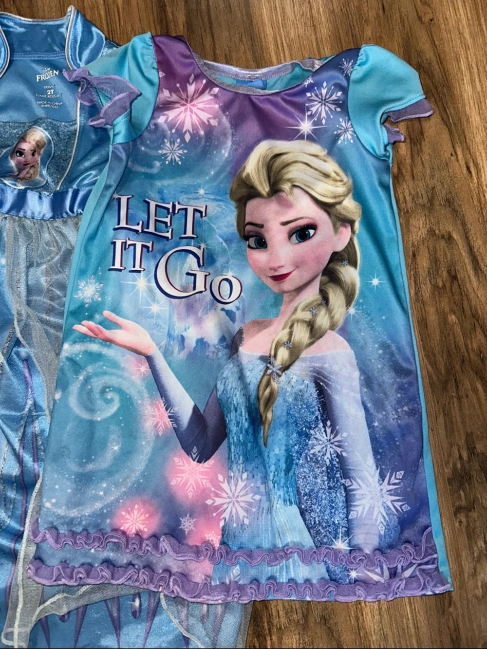 Disney Elsa Dress Set - Blue, Light Blue & Purple - Picture 2 of 10